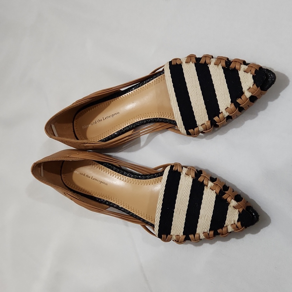 Pilcro and the Letterpress Pointed Flats